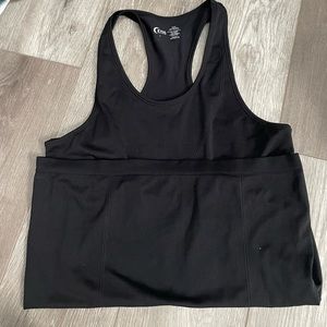 COPY - Zyia Tops Zyia Copper Charged Tank Black Sz L